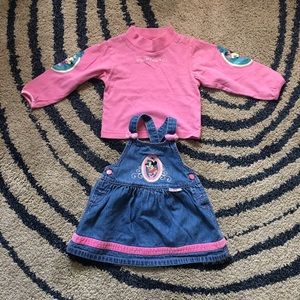 Bundle of 2 Minnie Mouse top and dress/18M